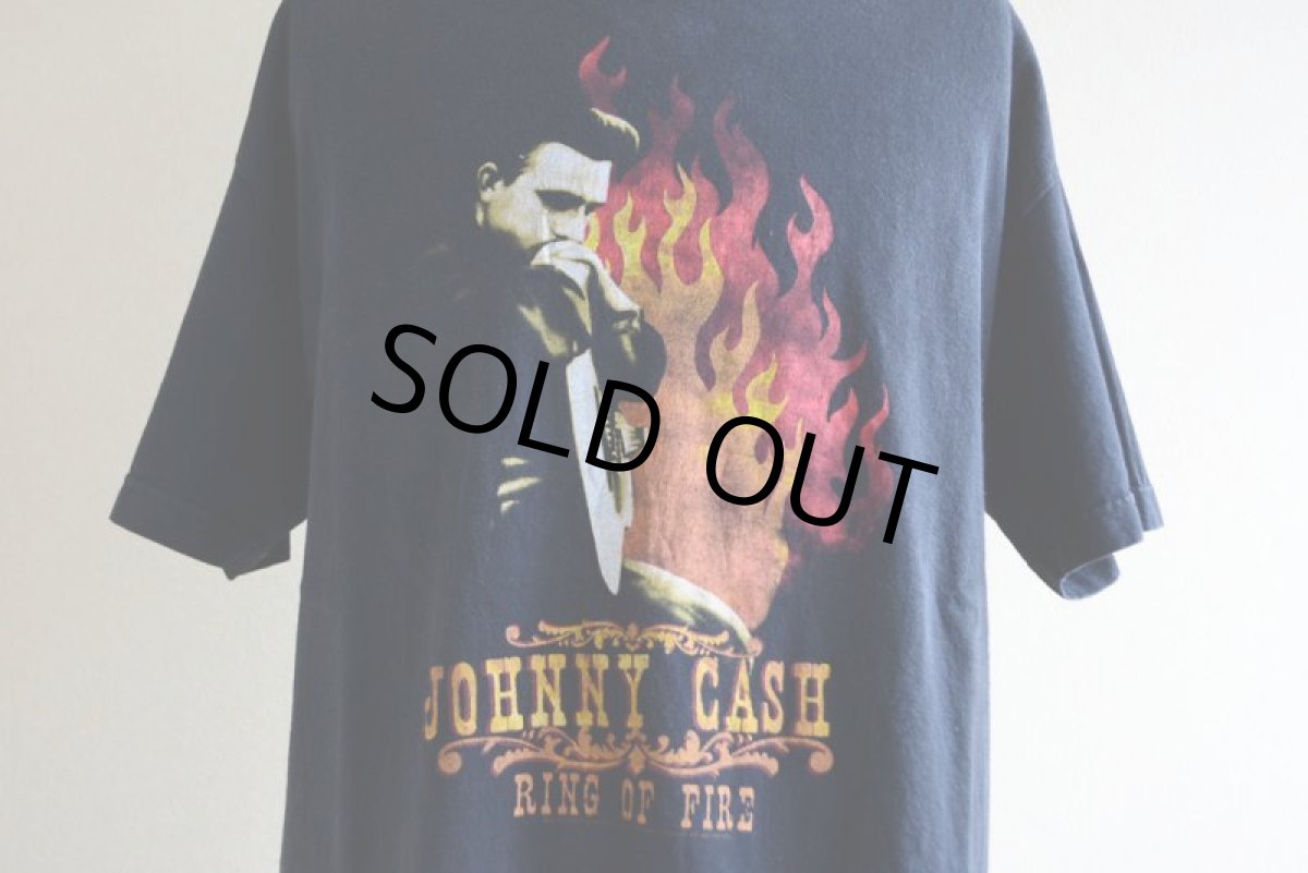 画像8: 2000s JOHNNY CASH RING OF FIRE Tシャツ　 表記L  (8)