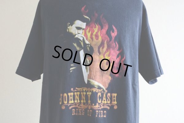 画像8: 2000s JOHNNY CASH RING OF FIRE Tシャツ  表記L