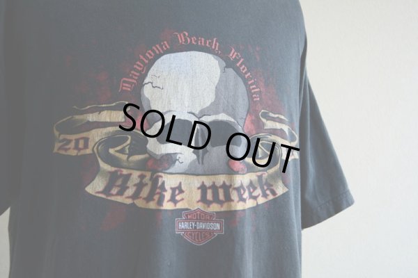 画像9: 2000s HARLEY-DAVIDSON DAYTONA BIKE WEEK スカルプリントTシャツ  表記L
