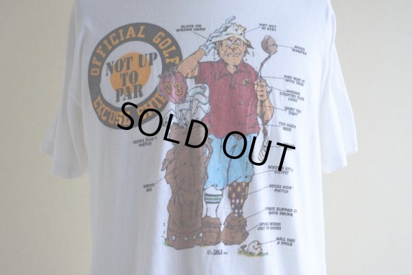 画像8: 1980s TNT by TRAU&LOEVNER ゴルフプリントTシャツ  表記M