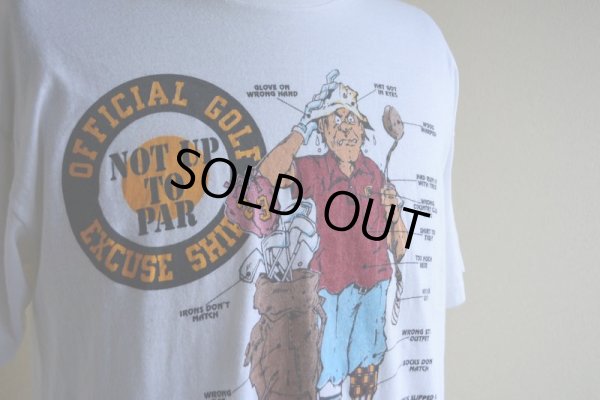 画像9: 1980s TNT by TRAU&LOEVNER ゴルフプリントTシャツ  表記M