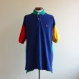 画像1: 1990s TOMMY HILFIGER 半袖ポロシャツ　<br>クレイジーパターン　<br>表記M<br> (1)