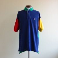 1990s TOMMY HILFIGER 半袖ポロシャツ　 クレイジーパターン　 表記M 