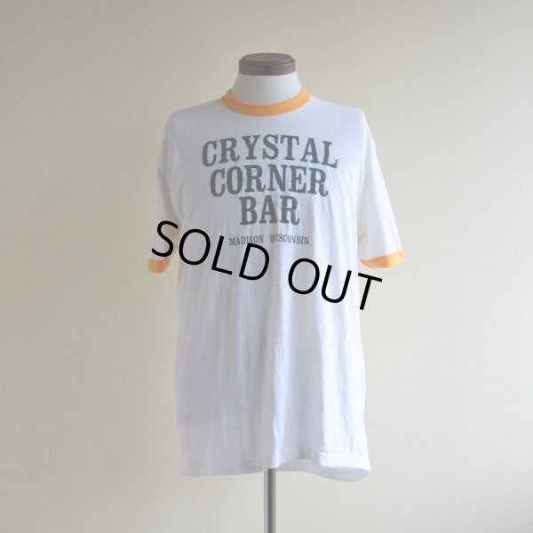 画像1: 1980s CRYSTAL CORNER BAR リンガーTシャツ　 表記XL 