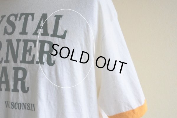 画像11: 1980s CRYSTAL CORNER BAR リンガーTシャツ  表記XL
