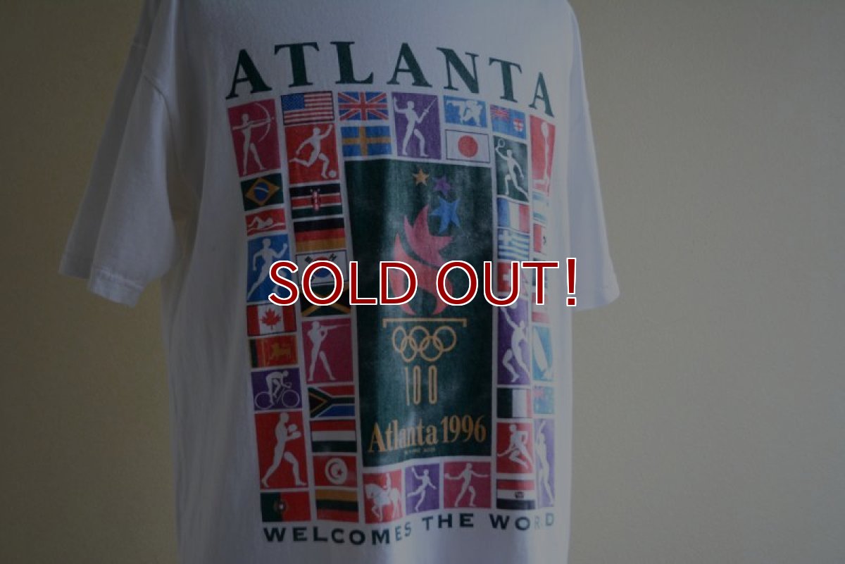 画像7: 1990s Champion ATLANTA1996 プリントTシャツ　 表記L  (7)