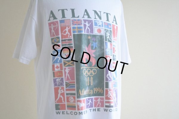 画像7: 1990s Champion ATLANTA1996 プリントTシャツ  表記L