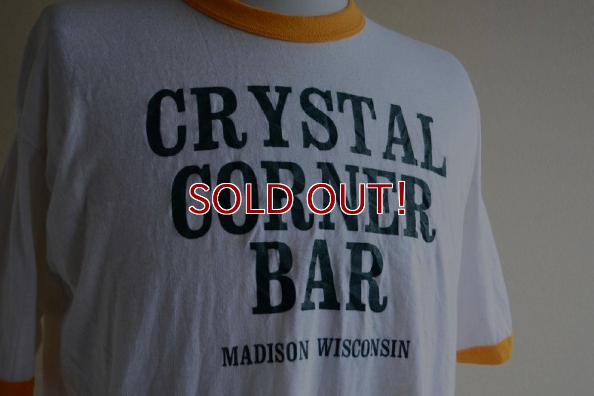 画像7: 1980s CRYSTAL CORNER BAR リンガーTシャツ　 表記XL  (7)