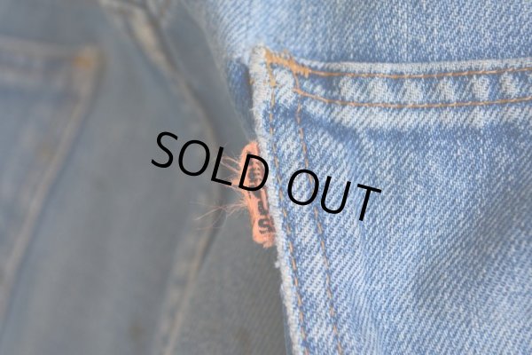 画像8: 1970s LEVI'S デニムカットオフ　 ”BigE ORANGE TAB”　 実寸W33 