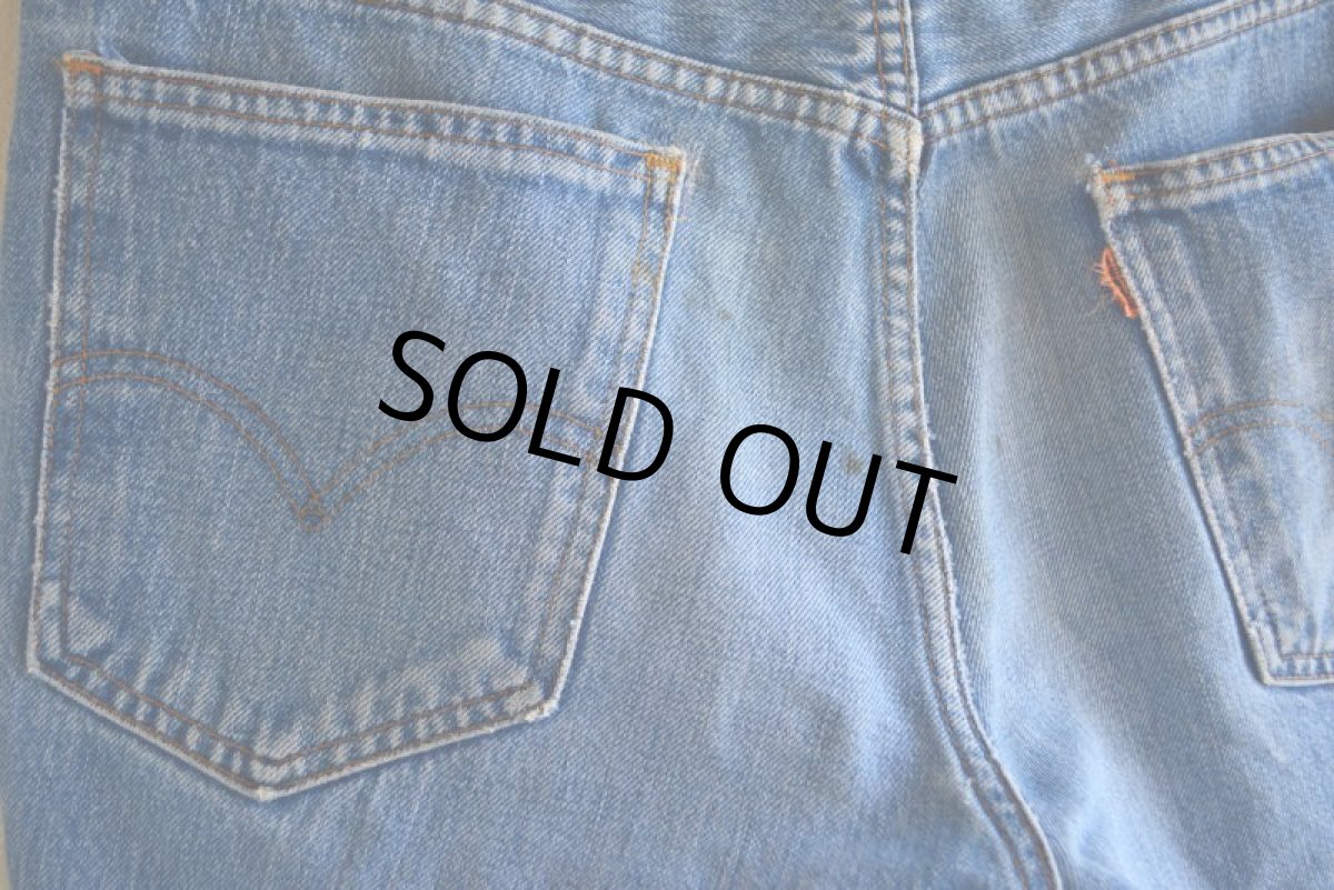 画像17: 1970s LEVI'S デニムカットオフ　 ”BigE ORANGE TAB”　 実寸W33  (17)