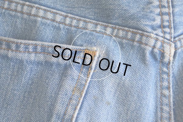 画像13: 1970s LEVI'S デニムカットオフ　 ”BigE ORANGE TAB”　 実寸W33 