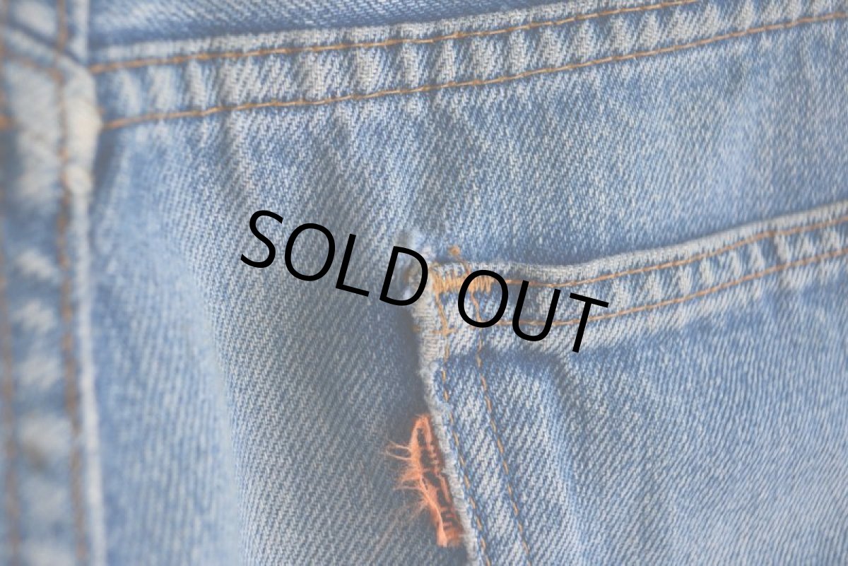 画像15: 1970s LEVI'S デニムカットオフ　 ”BigE ORANGE TAB”　 実寸W33  (15)
