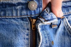 画像6: 1970s LEVI'S デニムカットオフ　 ”BigE ORANGE TAB”　 実寸W33  (6)