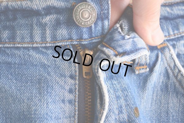 画像6: 1970s LEVI'S デニムカットオフ　 ”BigE ORANGE TAB”　 実寸W33 