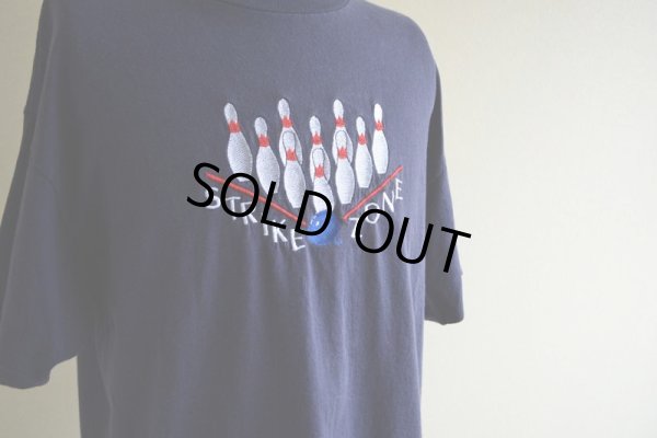 画像9: 1990s〜 STRIKE ZONE ボウリング刺繍Tシャツ　 表記XL 