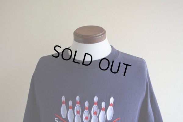 画像6: 1990s〜 STRIKE ZONE ボウリング刺繍Tシャツ　 表記XL 