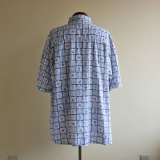 画像3: 1990s BARN FLY ウエスタン柄コットンBDシャツ　 表記L  (3)