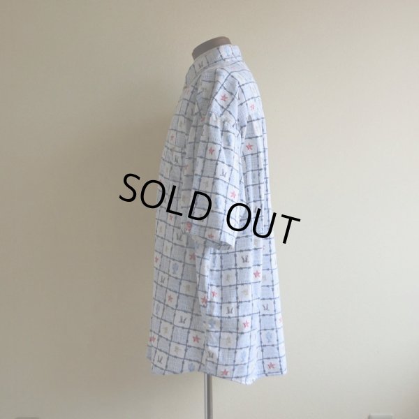 画像4: 1990s BARN FLY ウエスタン柄コットンBDシャツ  表記L