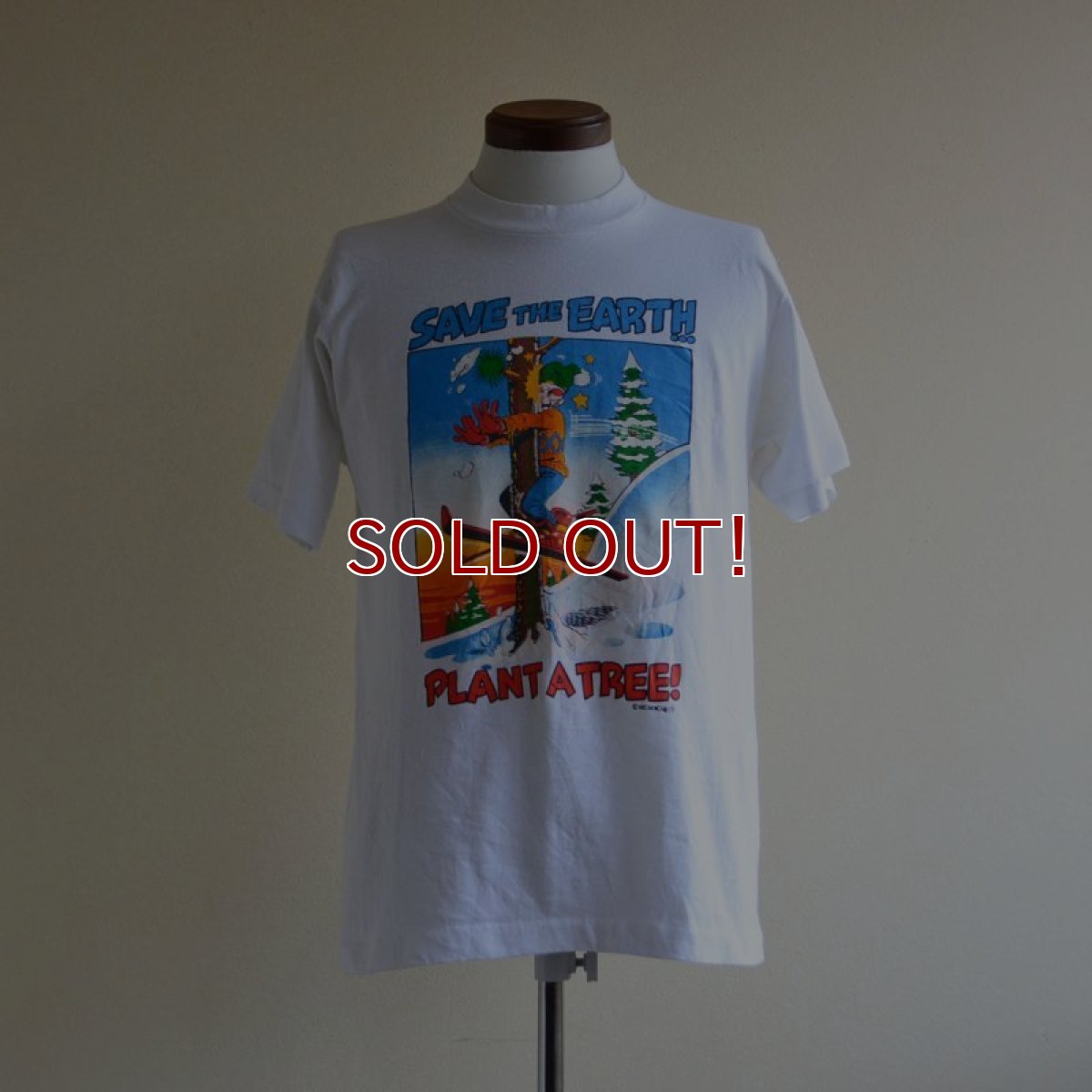 画像1: 1990s SAVE THE EARTH プリントTシャツ　 表記M  (1)