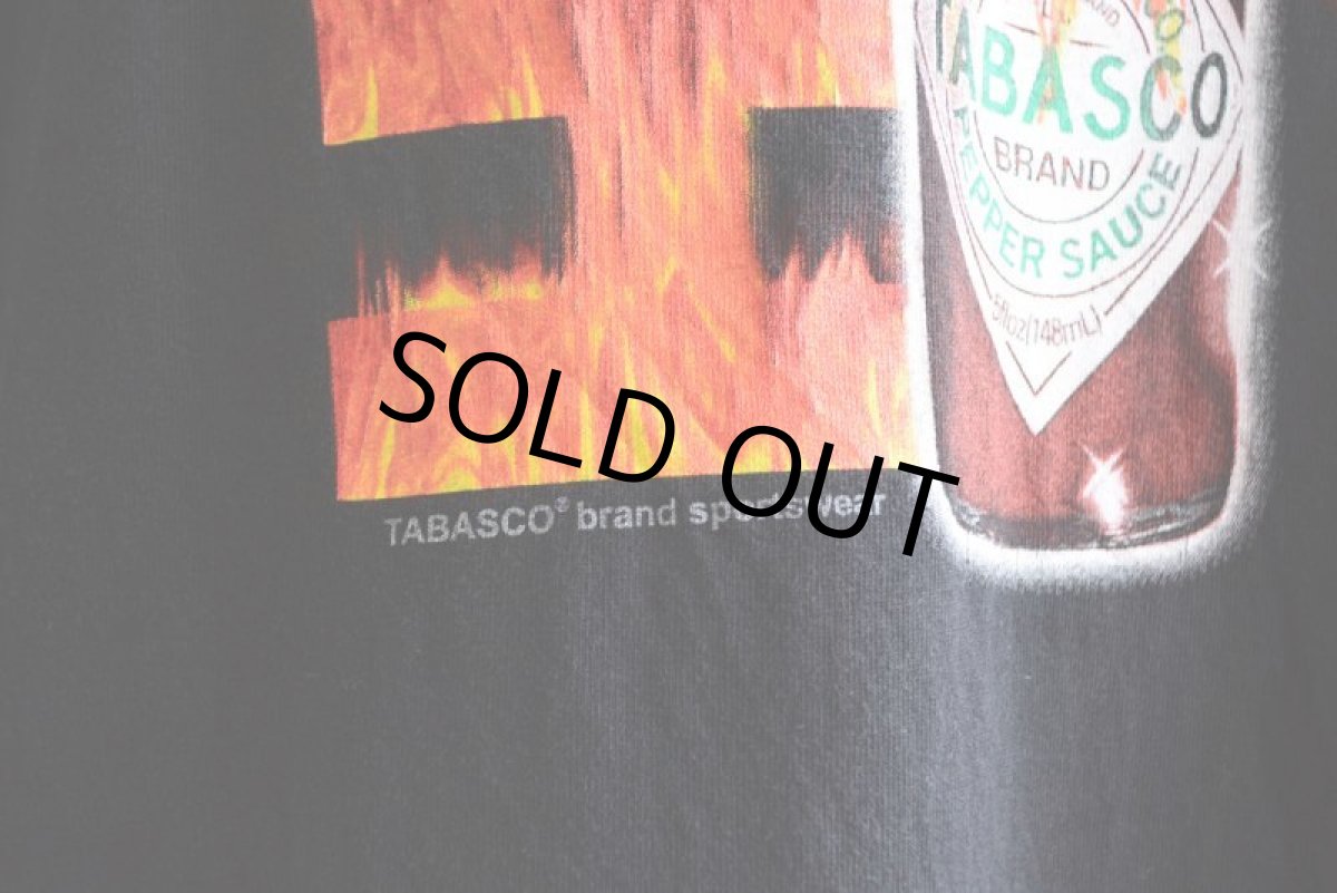 画像9: 1990-00s TABASCO HOTプリントTシャツ　 表記XL  (9)