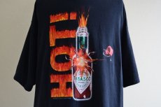 画像7: 1990-00s TABASCO HOTプリントTシャツ　 表記XL  (7)