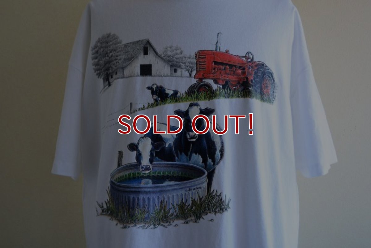 画像7: 1990s Air Waves 北海道酪農Tシャツ　 MADE IN USA　 表記XL  (7)