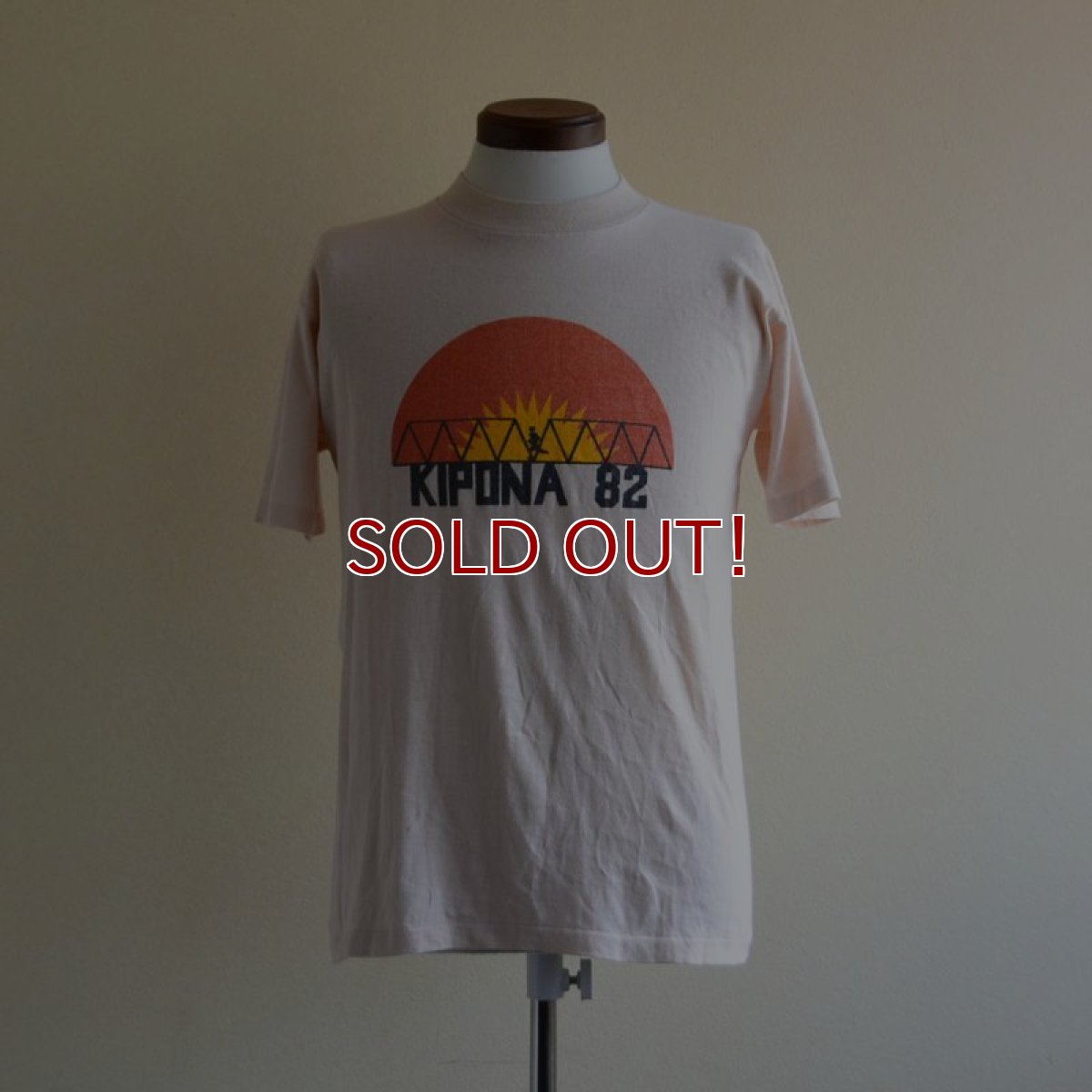 画像1: 1980s KIPONA82 両面プリントTシャツ　 実寸M  (1)