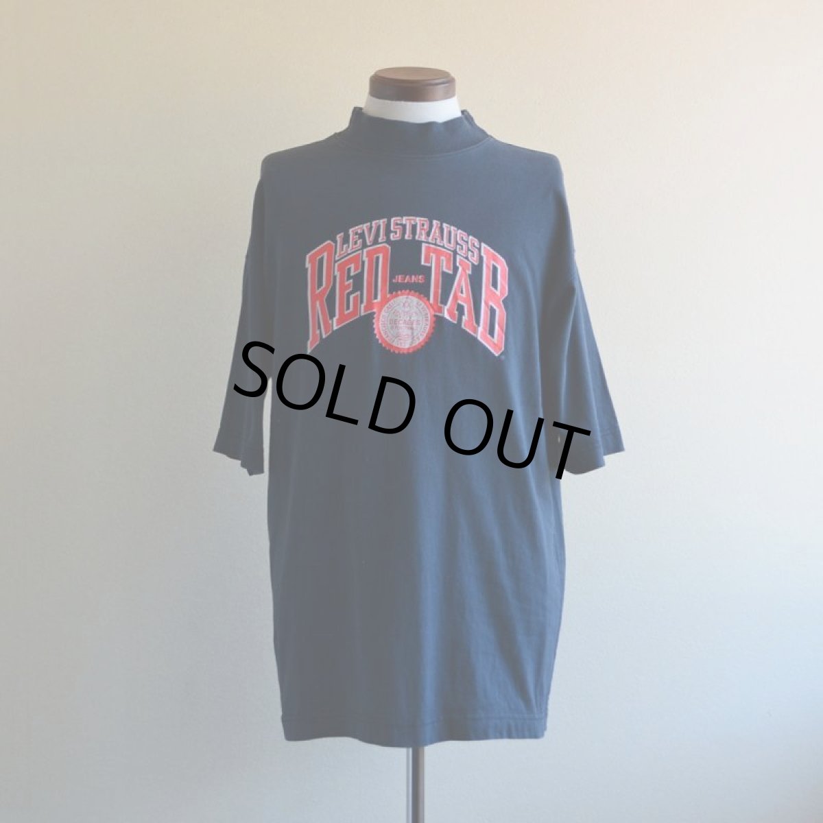 画像1: 1990s LEVI'S RED TAB モックネックTシャツ　 MADE IN CANADA　 表記M  (1)