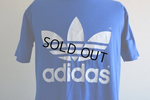 画像8: 1980s adidas トレフォイルTシャツ  両面プリント  表記L