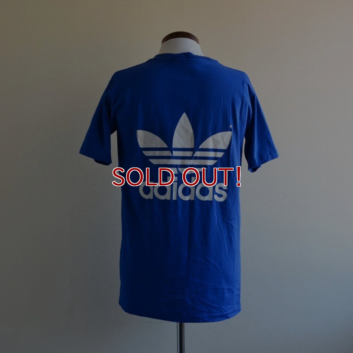 画像3: 1980s adidas トレフォイルTシャツ　 両面プリント　 表記L  (3)