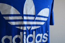画像9: 1980s adidas トレフォイルTシャツ　 両面プリント　 表記L  (9)