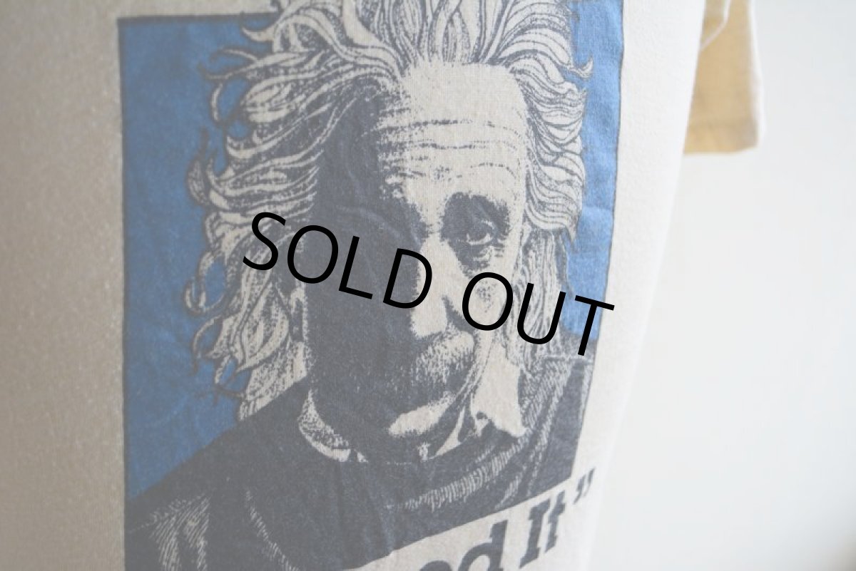 画像8: 1980s Albert Einstein プリントTシャツ　 表記M  (8)