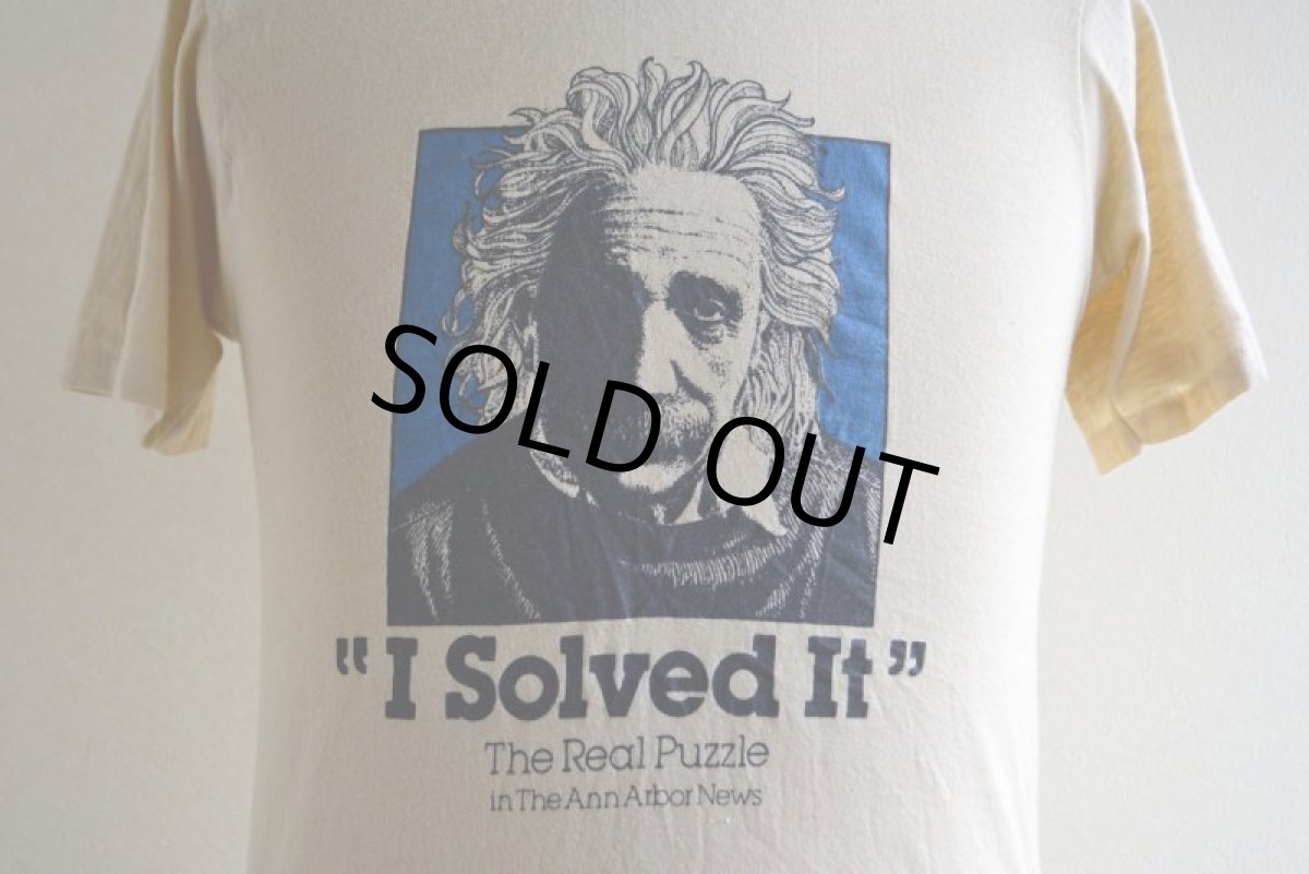 画像7: 1980s Albert Einstein プリントTシャツ　 表記M  (7)