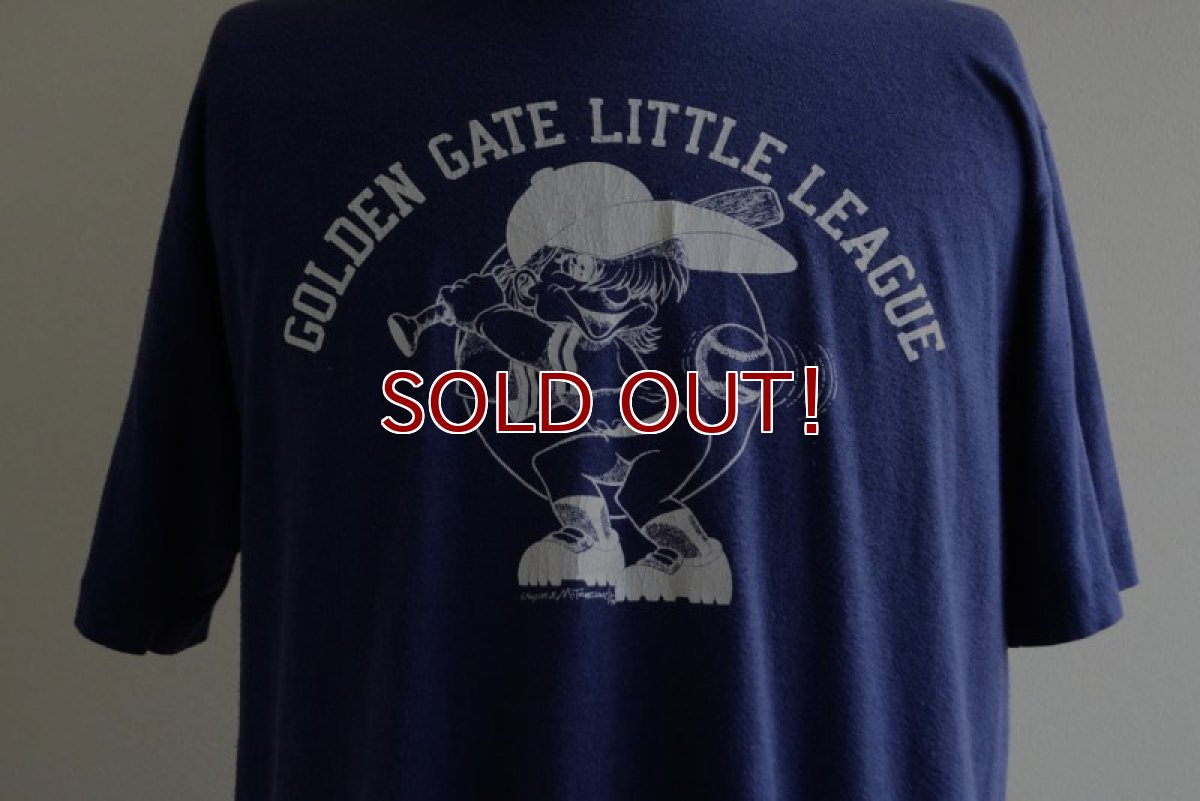 画像7: 1980-90s GOLDEN GATE LITTLE LEAGUE Tシャツ　 表記L  (7)