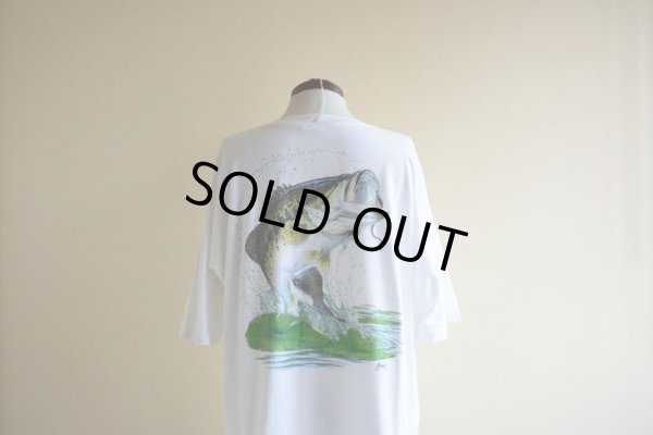 画像10: 1990s T.S.F. ORIGINALS ブラックバスTシャツ　 MADE IN USA　 表記XXL 