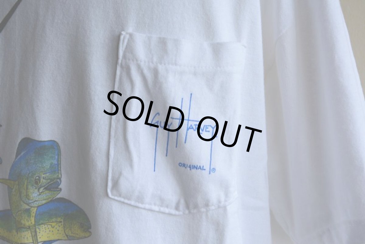 画像8: 1990s GUY HARVEY ポケットTシャツ　 MADE IN USA　 表記XL  (8)