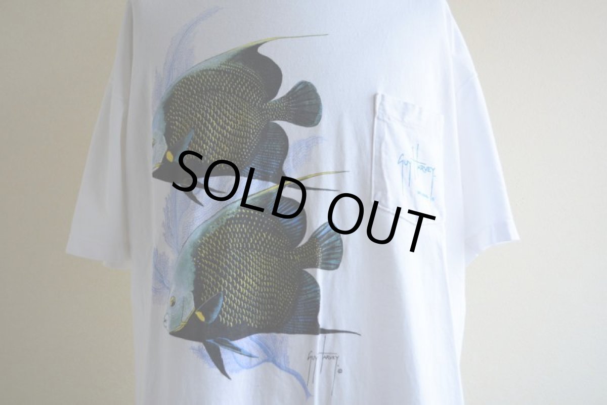 画像7: 1990s GUY HARVEY ポケットTシャツ　 MADE IN USA　 表記XL  (7)