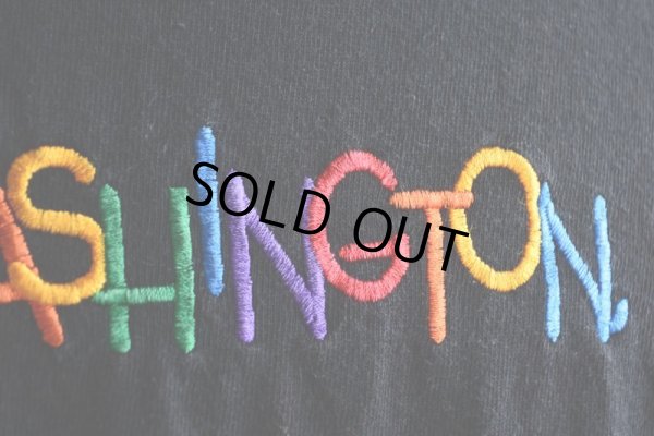 画像8: 1990s〜 WASHINGTON D.C. 刺繍ロゴTシャツ  表記XL