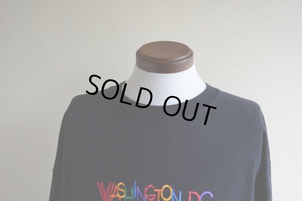 画像6: 1990s〜 WASHINGTON D.C. 刺繍ロゴTシャツ  表記XL