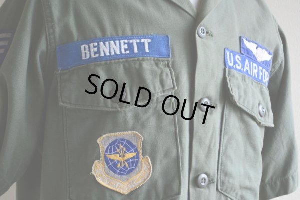 画像9: 1970s US.AIR FORCE ユーティリティシャツ  表記15 1/2