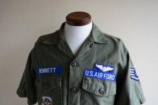 画像7: 1970s US.AIR FORCE ユーティリティシャツ　 表記15 1/2  (7)