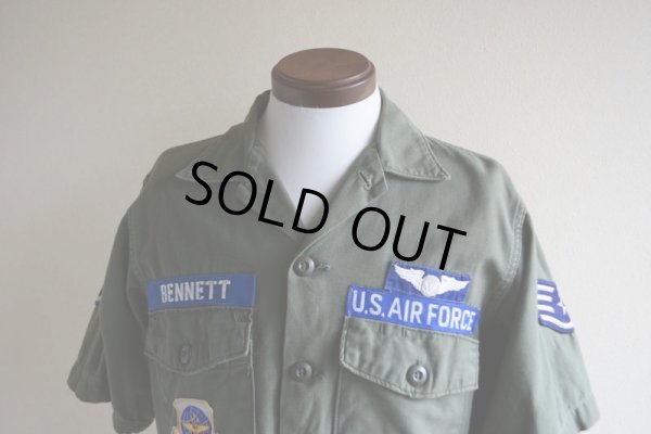 画像7: 1970s US.AIR FORCE ユーティリティシャツ  表記15 1/2