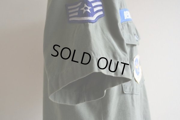 画像11: 1970s US.AIR FORCE ユーティリティシャツ  表記15 1/2