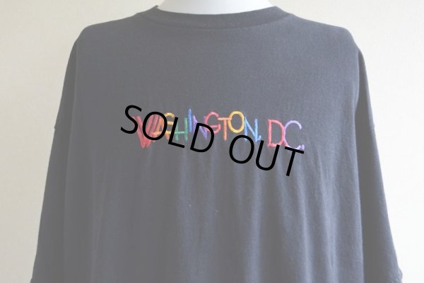 画像7: 1990s〜 WASHINGTON D.C. 刺繍ロゴTシャツ  表記XL