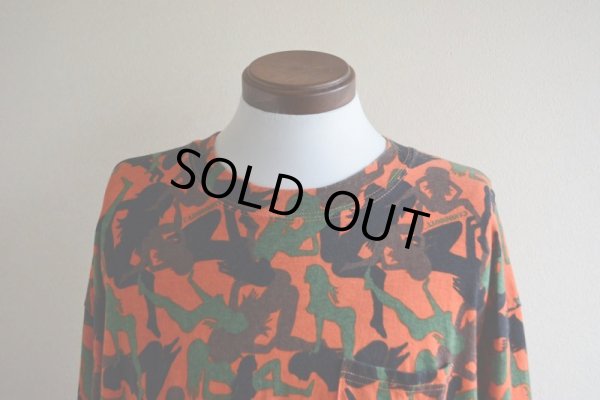 画像6: CAMOBOOTY ヌード柄カモフラポケットTシャツ  実寸XL