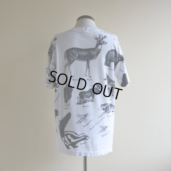 画像3: 1990s アニマルプリント 総柄Tシャツ　 MADE IN USA　 表記L 