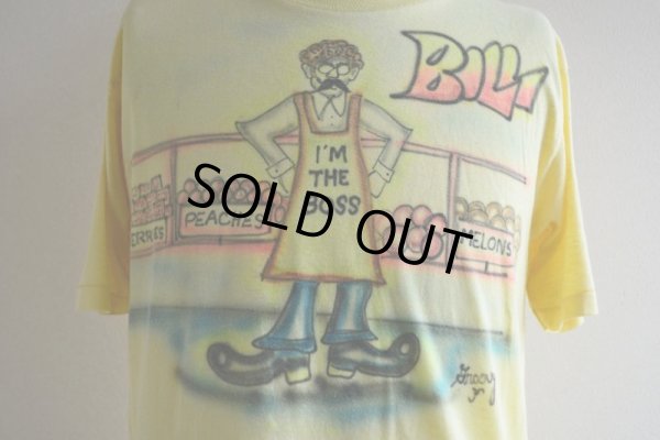 画像8: 1970s I'M THE BOSS ペイントTシャツ  表記L