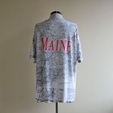 画像3: 1990s MAINE マップTシャツ　 表記L  (3)