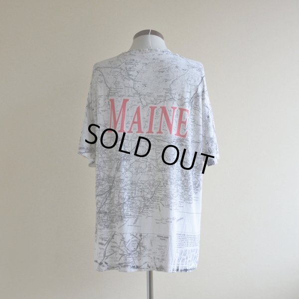 画像3: 1990s MAINE マップTシャツ　 表記L 