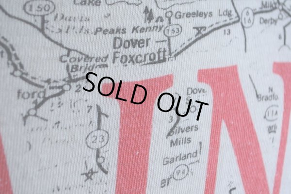 画像8: 1990s MAINE マップTシャツ　 表記L 